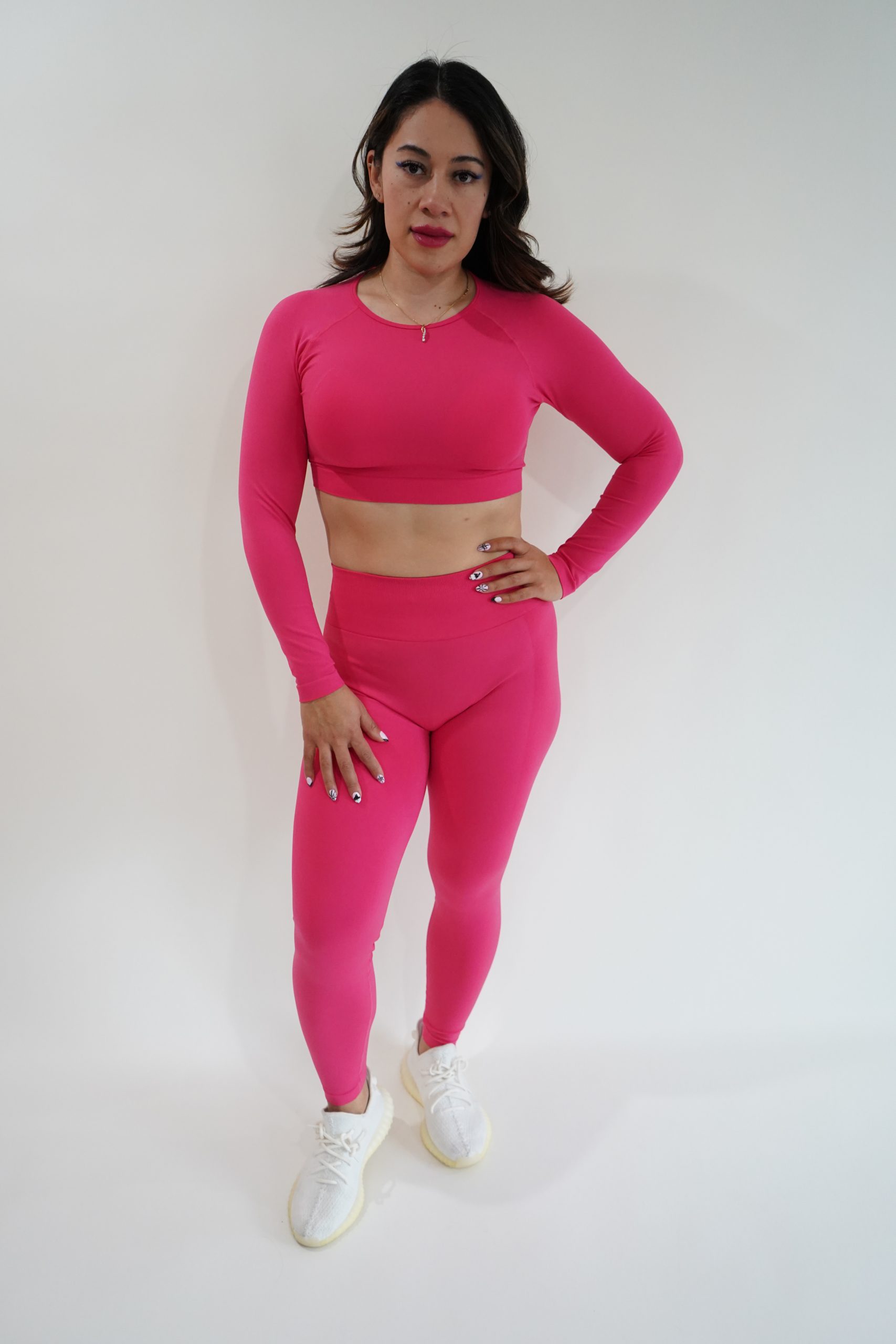 Long Sleeve Hot Pink