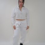 Zip-Up Set White